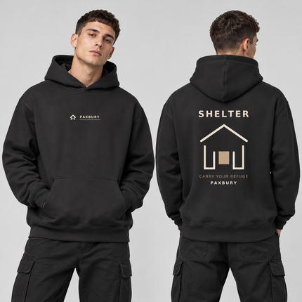 PAXBURY SHELTER — model showing front and back views
