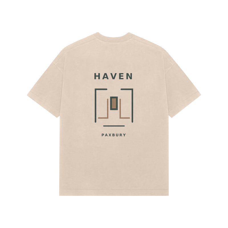 PAXBURY HAVEN — Premium Oversized T-Shirt back design detail