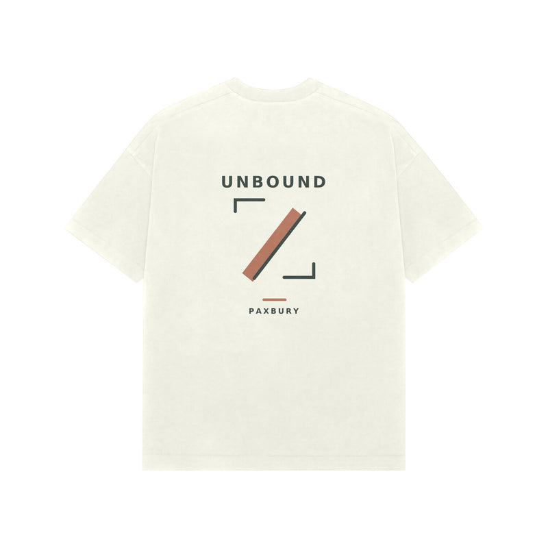PAXBURY UNBOUND — Premium Oversized T-Shirt back design detail