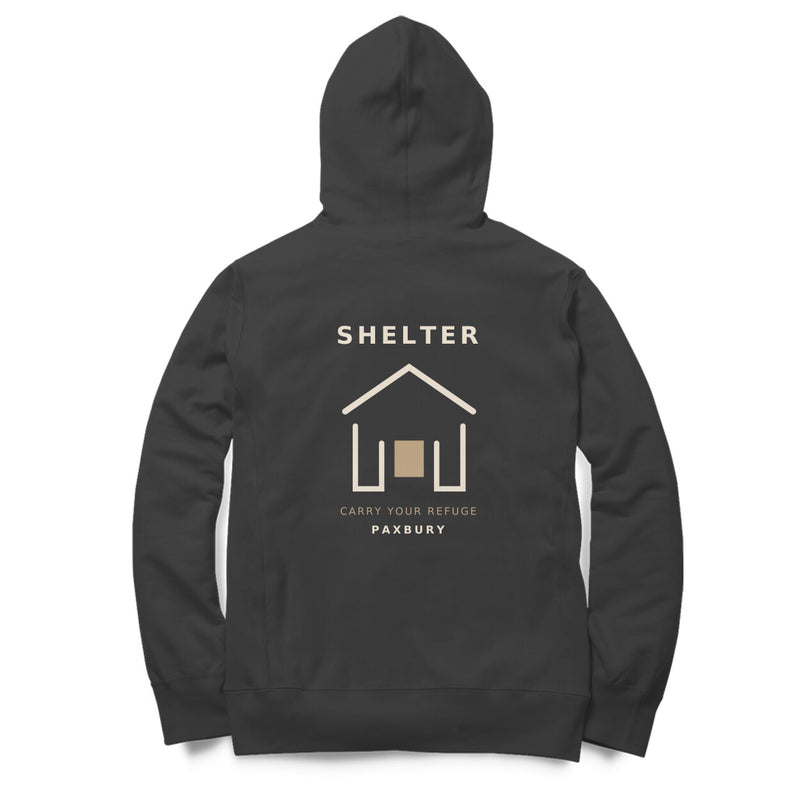 PAXBURY SHELTER — Oversized Graphic Hoodie back design detail