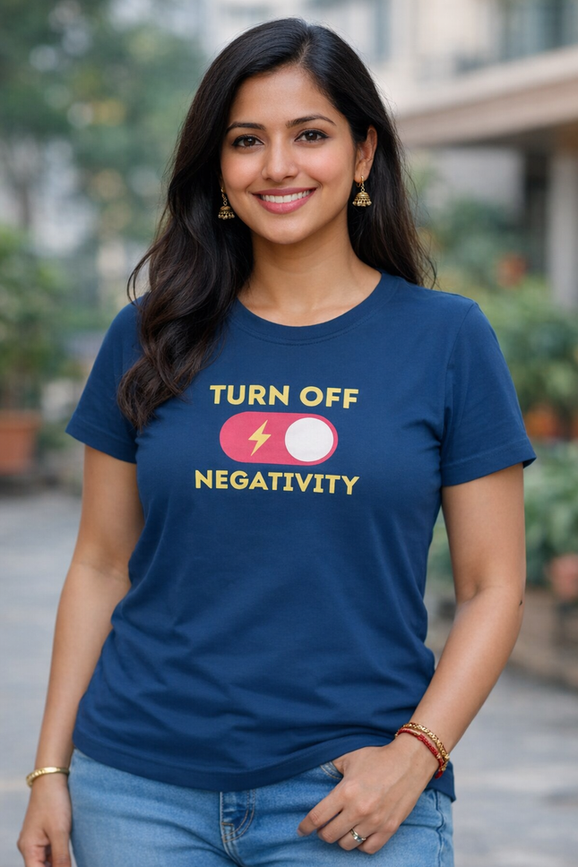 Turn Off Negativity Women’s T-Shirt