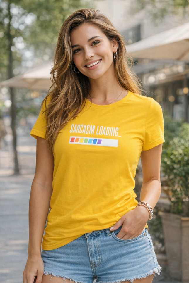 Sarcasm Loading Women’s T-Shirt