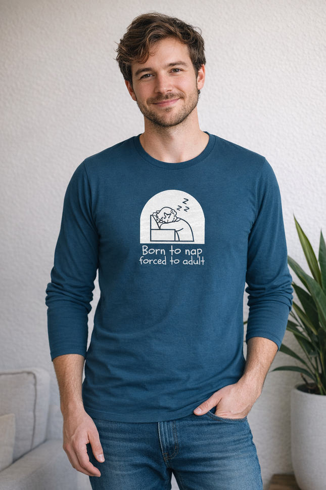 Born to Nap Unisex Full Sleeve T-Shirt