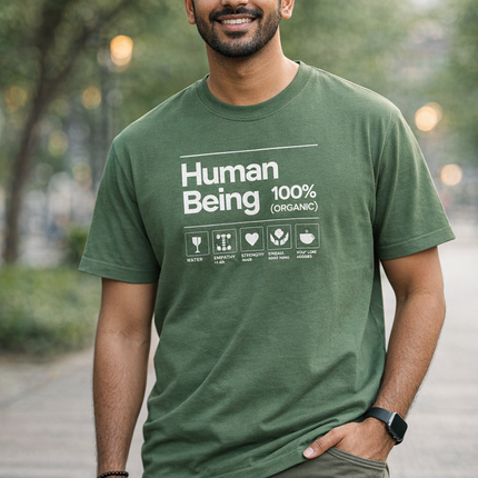 Human Being 100% Organic Oversized Premium T-Shirt
