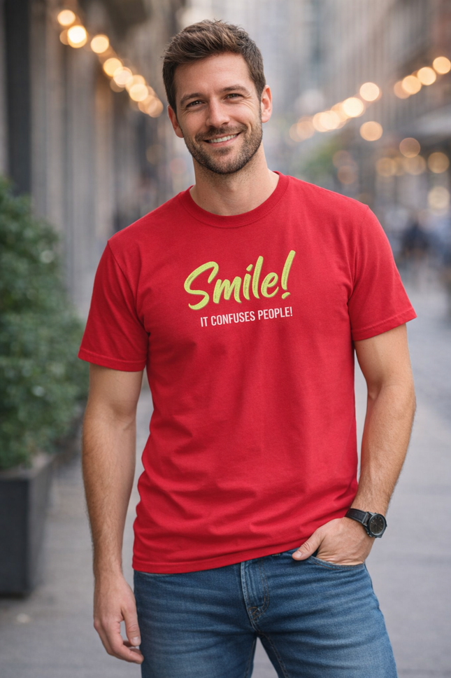 Smile Quote Oversized T-Shirt