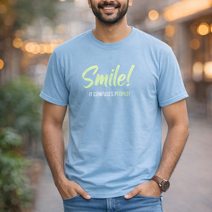 Smile Quote Oversized T-Shirt