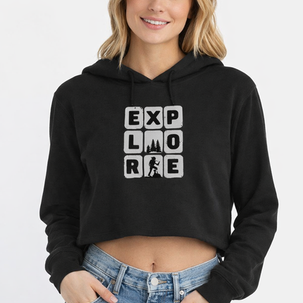 Explore Women’s Crop Hoodie